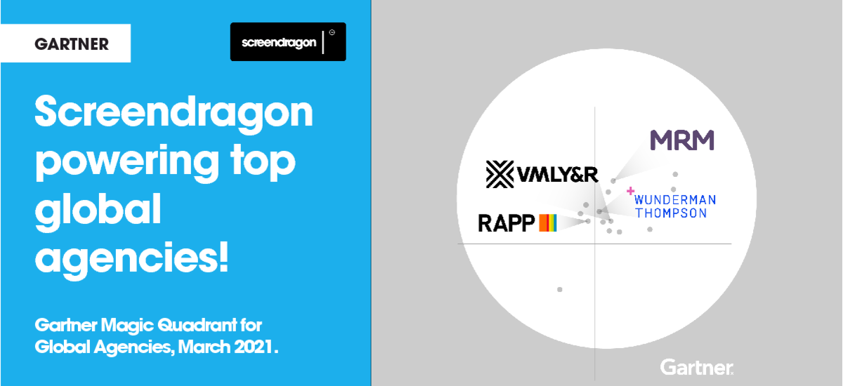 Gartner Top Global Agencies Powered by Screendragon! Screendragon